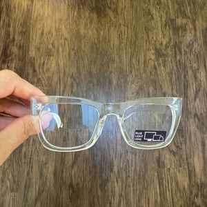 Anthropologie translucent cat eye reader